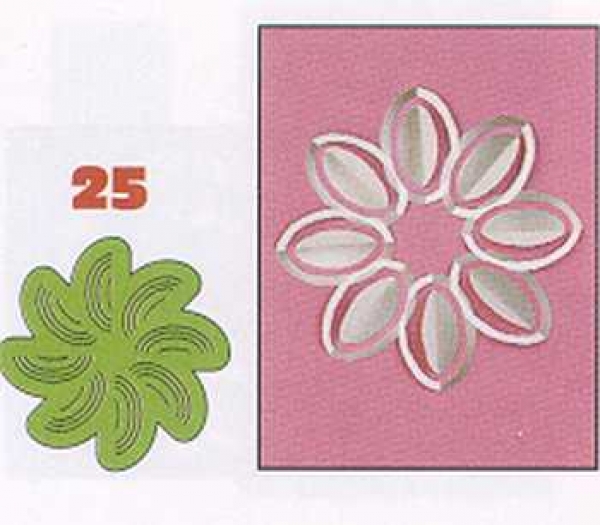 Lacé-Schablone Nr. 25